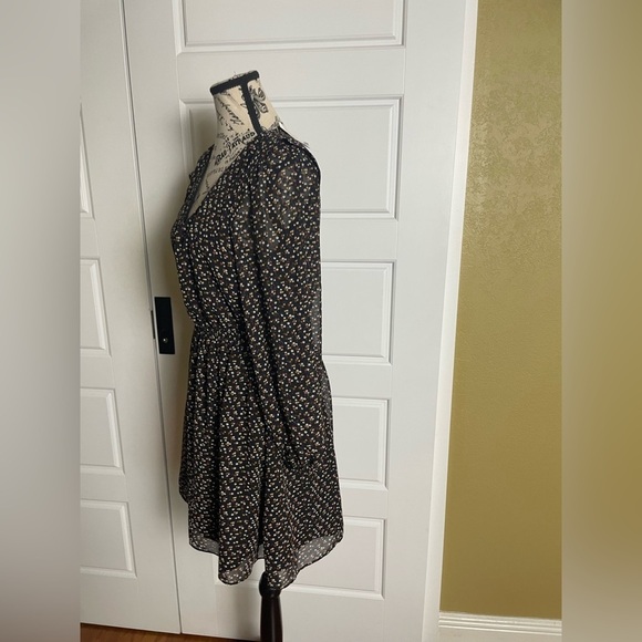 NWT Madewell Georgette Button-Front Mini Dress Adorable Ditsy XS - Picture 7 of 12